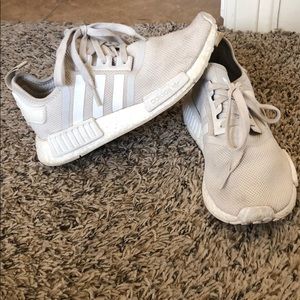 White adidas NMD sneakers
